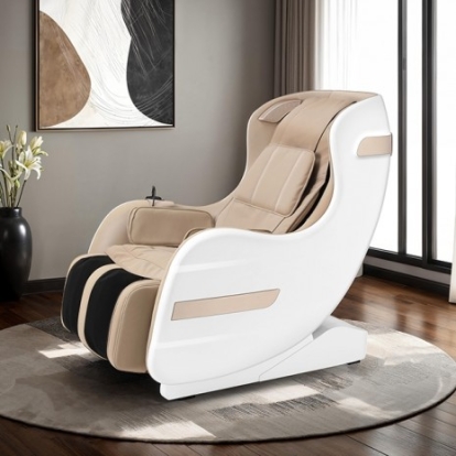 Furniture Of America Calmridge Contemporary Leatherette White Massage Chair | MC0001WH