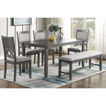 Poundex 6-Pcs Dining Set Model F2610