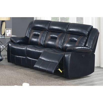 Poundex Power Reclining Sofa Model F86293