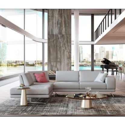 VIG Furniture Grey Sectional Sofa SKU VGCCMOOD-SPAZIO-GREY-LAF - Product ID 78467A