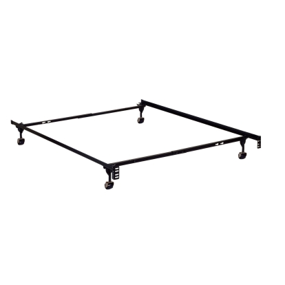 Framos Black Twin/Full Adjustable Frame (4 Legs) Model MT-FRAM-TF by Furniture of America