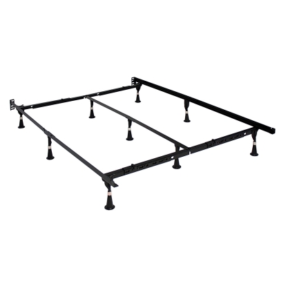 Framos Black Twin/Full Adjustable Frame (4 Legs) Model MT-FRAM-TFQK by Furniture of America