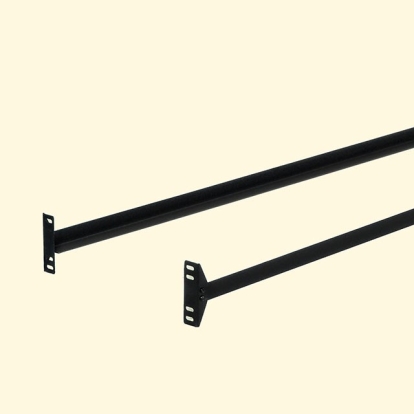 Furniture Of America Framos Frame Steel Black Bolt-On Bed Rail | MT-RAIL-BOLT