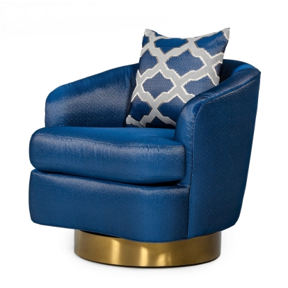 VIG Furniture Blue Lounge Chair SKU VGODZW-981 - Product ID 76906