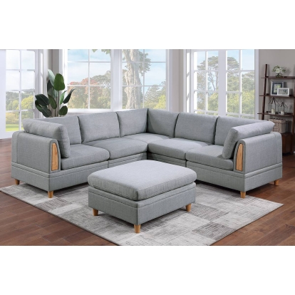 Poundex 6-Pcs Modular Set Model 800