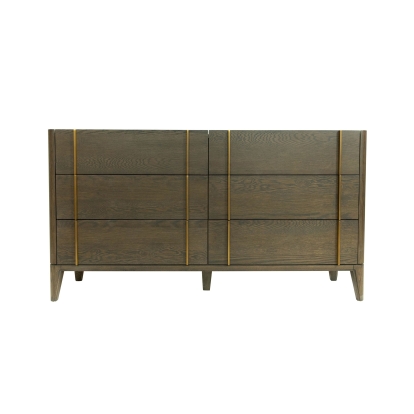 VIG Furniture Brown Dresser SKU VGWDLCY-DR6-OA-DRS - Product ID 78750