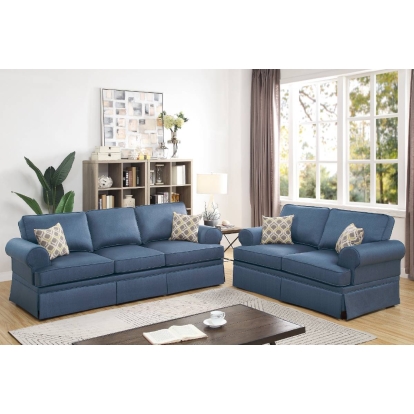 Poundex 2-Pcs Sofa Set Model F6443