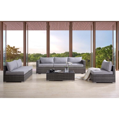ACME Sheffield 4PC Pack Patio Sofa Set Model OT01091