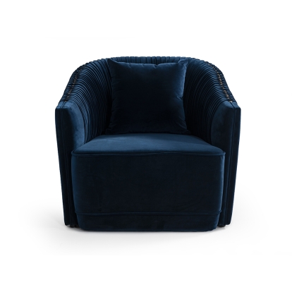 VIG Furniture Blue Accent Chair SKU VGVCS1811-BLU-CHR - Product ID 75047