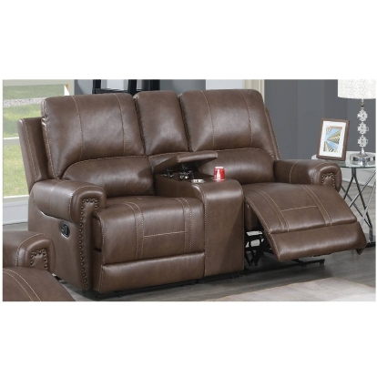 Poundex Power Reclining Loveseat Model F86338