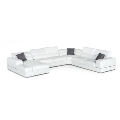 VIG Furniture White Sectional Sofa SKU VGCA5106-LAF - Product ID 77224