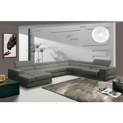 VIG Furniture Grey Sectional Sofa SKU VGCA5106O-GRY-LAF-SECT - Product ID 79272