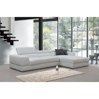 VIG Furniture White Sectional Sofa SKU VGCA5106A-WHT-RAF-SECT - Product ID 79273