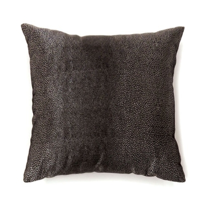 Furniture of America Shale Contemporary Polyester Black Pillow (2-Box) Model PL6007
