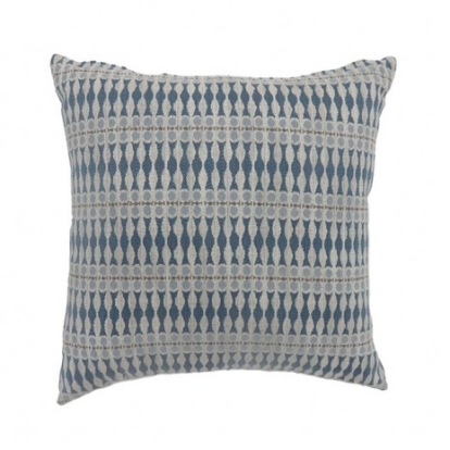 Furniture Of America Malia Contemporary Polyester Blue Throw Pillow | PL6030BL-L-2PK