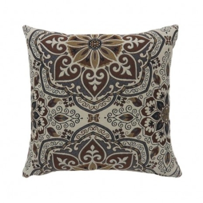 Furniture Of America Tania Contemporary Polyester Brown/Multi Throw Pillow | PL6035L-2PK