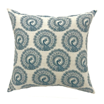 Furniture Of America Fifi Contemporary Cotton, Polyester Blue Pillow (2/Box) | PL677BL