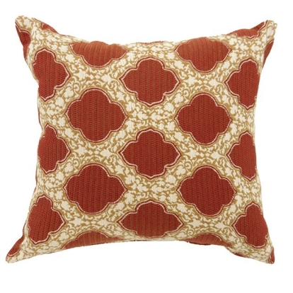 Furniture of America Roxy Contemporary Cotton Polyester Red Pillow (2-Box) Model PL678RD