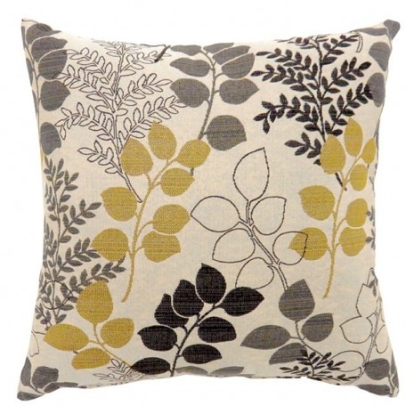 Furniture Of America Jill Contemporary Polyester Yellow/Multi Pillow (2/Box) | PL687L-2PK