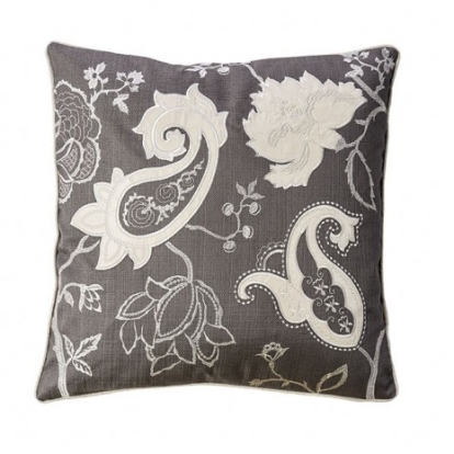 Furniture Of America Nana Contemporary Polyester Dark Gray Throw Pillow | PL8013-2PK