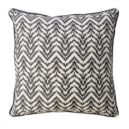 Furniture Of America Jen Contemporary Polyester Jacquard Gray Throw Pillow | PL8016-2PK
