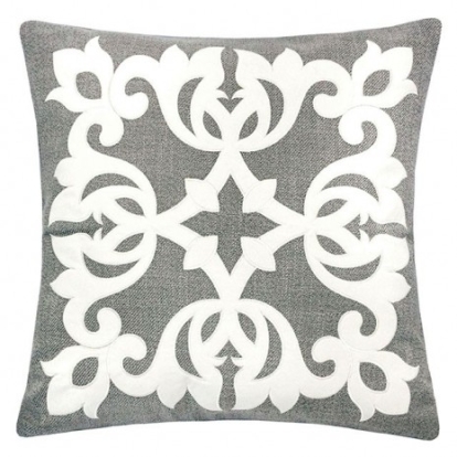 Furniture of America Trudy Contemporary Silver Silver Accent Pillow Model PL8057-2PK