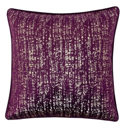 Furniture of America Belle Contemporary Polyester Velvet Purple Accent Pillow Model PL8067-2PK