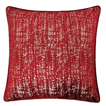 Furniture of America Belle Contemporary Polyester Velvet Red Accent Pillow Model PL8068-2PK