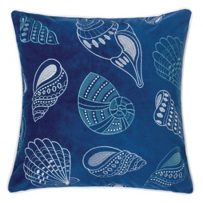 Furniture Of America Kimmy Novelty Polyester Velvet Blue Accent Pillow | PL8078-2PK