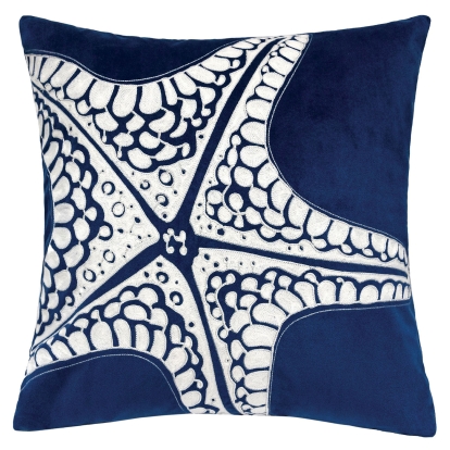 Jude White/Blue 20" X 20" Pillow Model PL8083-2PK by Furniture of America