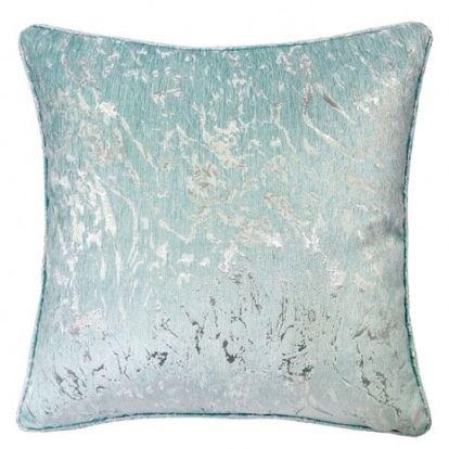 Furniture of America Bria Contemporary Chenille Jacquard Light Teal Accent Pillow Model PL8085-2PK