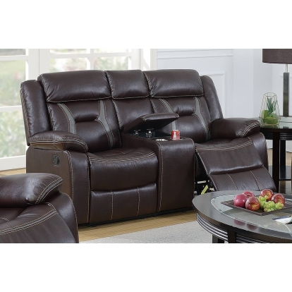 Poundex Motion Loveseat Model F6794