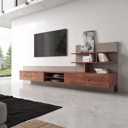 VIG Furniture Walnut TV Stand SKU VGBBVIG180501TV - Product ID 75008
