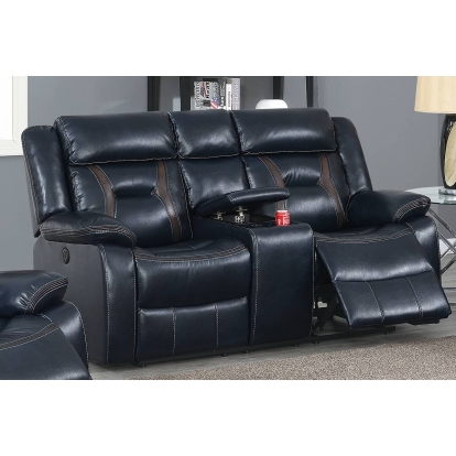 Poundex Power Reclining Loveseat Model F86292
