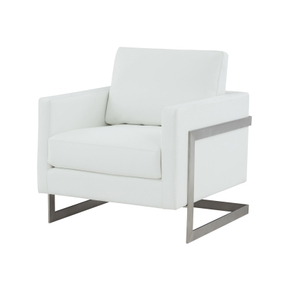 VIG Furniture White Lounge Chair SKU VGRHRHS-AC-256-WHT-CH - Product ID 79372