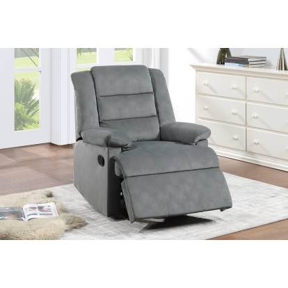 Poundex Manual Recliner Single Model F8768
