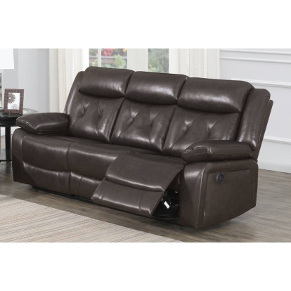 Poundex Power Reclining Sofa Model F86386