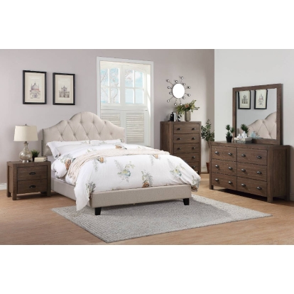 Poundex Eastern King Bed Model F9542EK