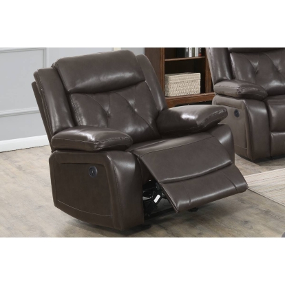 Poundex Power Recliner Single Model F86384