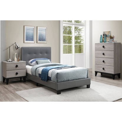 Poundex Twin Bed Model F9567T