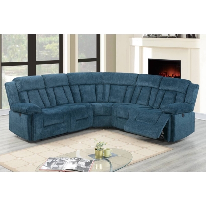 Poundex Power Reclining Sectional Model F86604