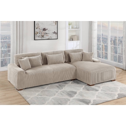 Poundex 2-Piece Sectional Set Xl Model F8456