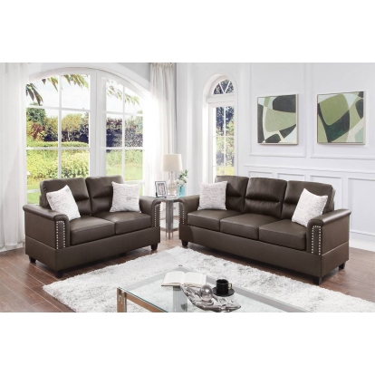 Poundex 2-Pcs Sofa Set Model F8810