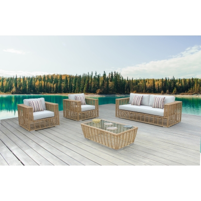 VIG Furniture Beige Outdoor Sofa Set SKU VGATRASF-054-SET - Product ID 79249
