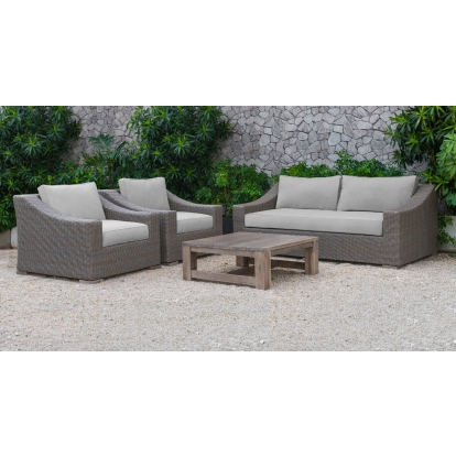 VIG Furniture Beige Outdoor Sofa Set SKU VGATRASF-125-BGE - Product ID 73543