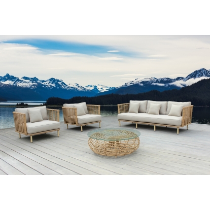 VIG Furniture Beige Outdoor Sofa Set SKU VGATRASF-173-SET - Product ID 79245