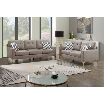 Poundex 2-Piece Sofa Set Model F8442