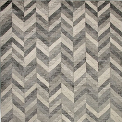 Furniture of America Mortsel Contemporary Viscose Gray Area Rug Model RG1032