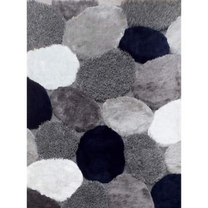 Vancouver Gray/Navy 5' X 7' Area Rug Model RG4133 by Furniture of America