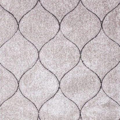 Furniture of America Hepsiba Contemporary Polyester Ogee Beige Area Rug Model RG4147